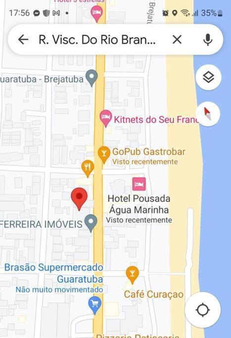 Apartamento Brejatuba Beira Mar Гуаратуба Экстерьер фото